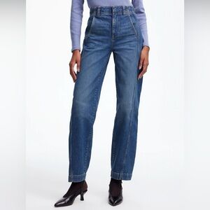 Madewell Tapered Denim Trousers concho wash 25
